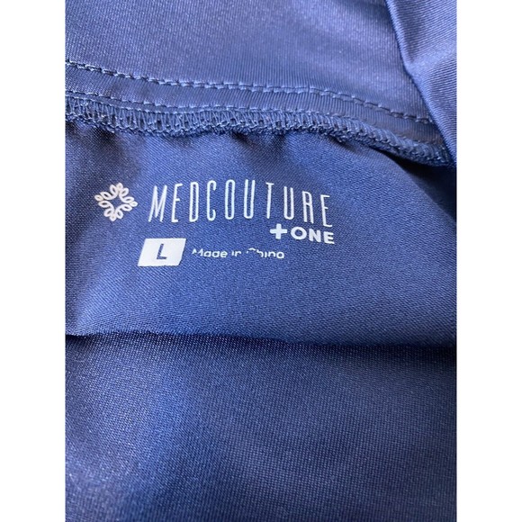Med Couture Plus One Women's 4 WAY ENERGY STRETCH  Blue Maternity Pants Size Lg - Picture 8 of 16